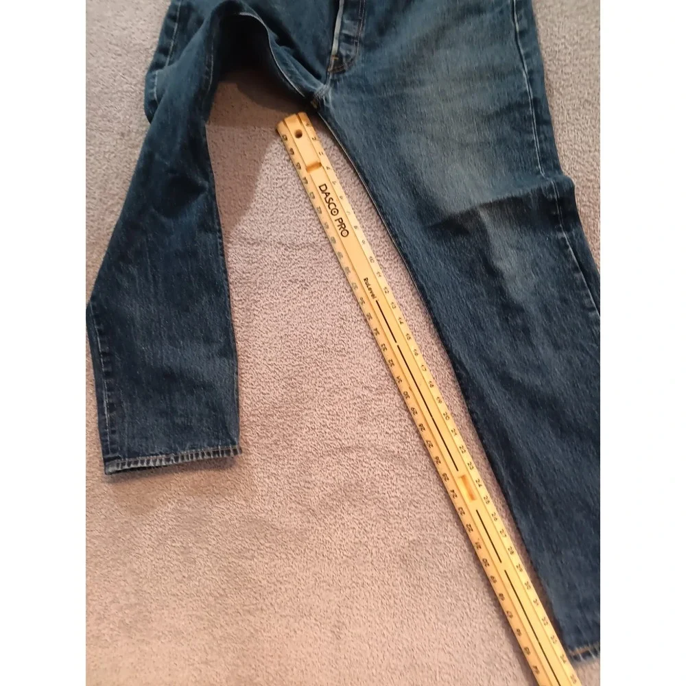 Levi's 501‎ Jeans 38x34 Men Blue Straight Fit Button Fly Denim Classic Mexico